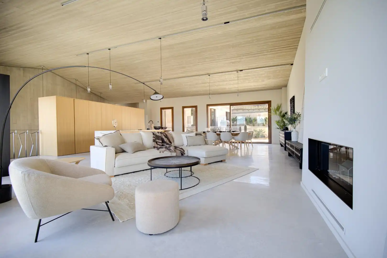 Living room of Houses for sale in Campanet  with Air Conditioner, Heating and Furnished