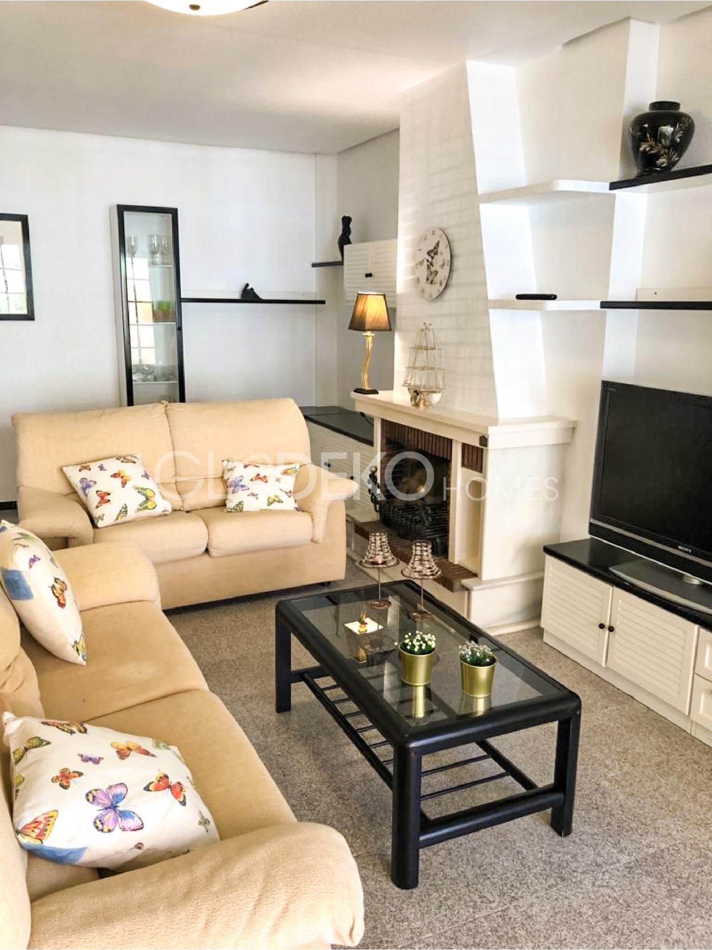 Sala d'estar de Casa o xalet en venda en Santa Pola amb Aire condicionat, Calefacció i Terrassa