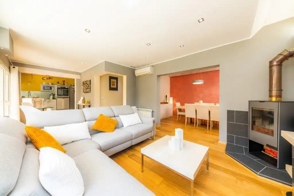 Living room of Houses for sale in Pollença  with Air Conditioner, Heating and Private garden