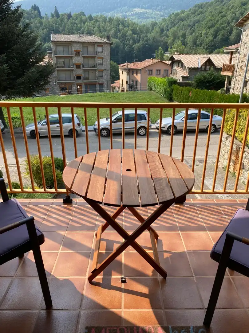 Balcony of Flat for sale in Llanars  with Heating, Private garden and Furnished