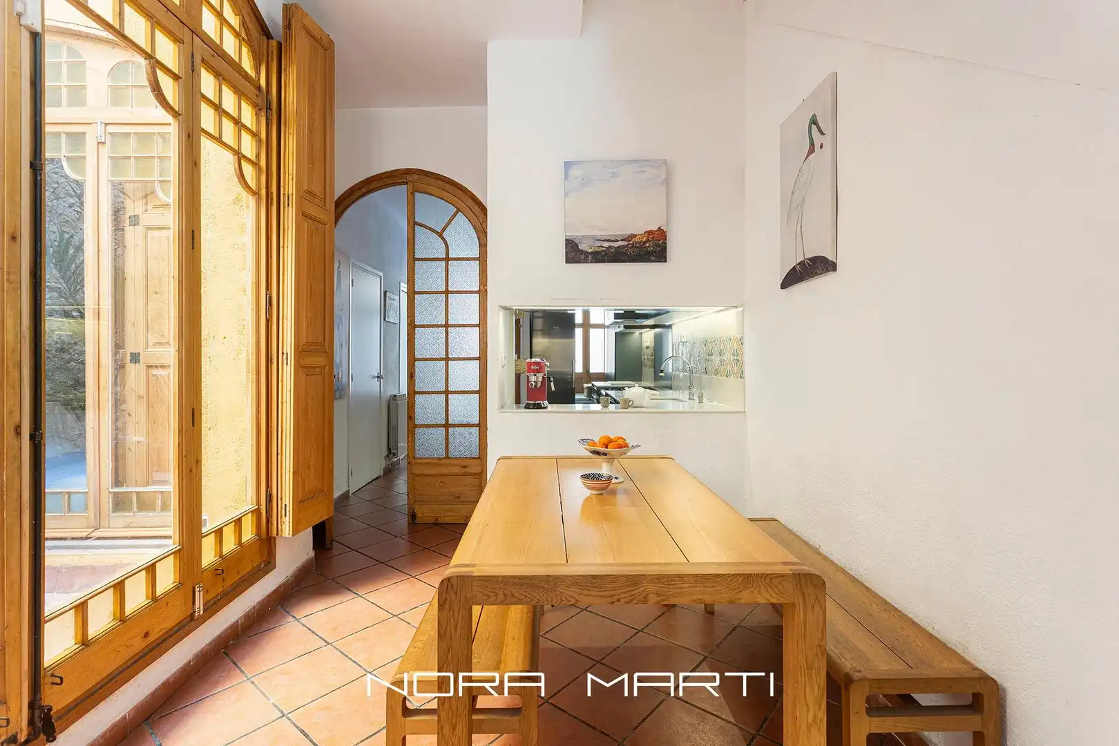 Cocina de Casa o chalet en venta en Barcelona con Calefacción y Terraza