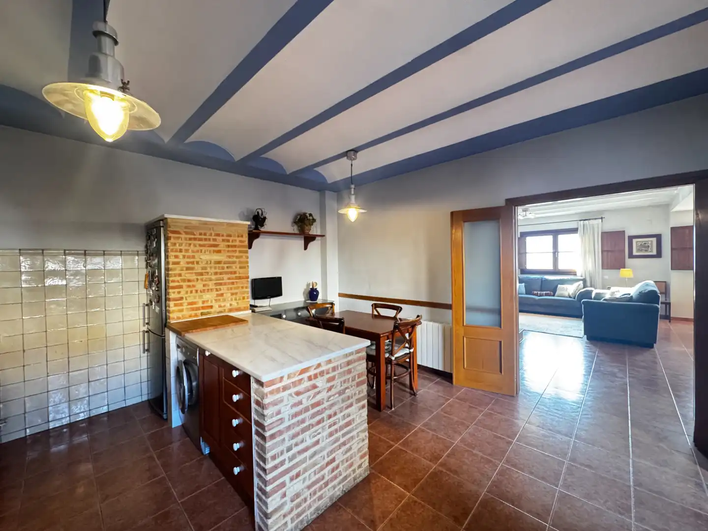 Küche von Einfamilien-Reihenhaus zum Verkauf in Canet d'En Berenguer mit Klimaanlage, Heizung und Terrasse