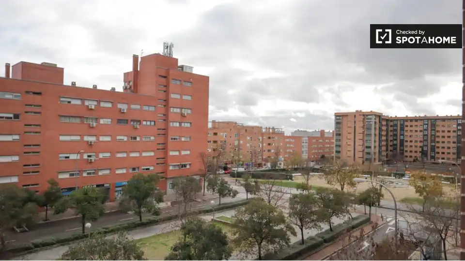 Vista exterior de Pis de lloguer en Madrid amb Aire condicionat, Calefacció i Moblat