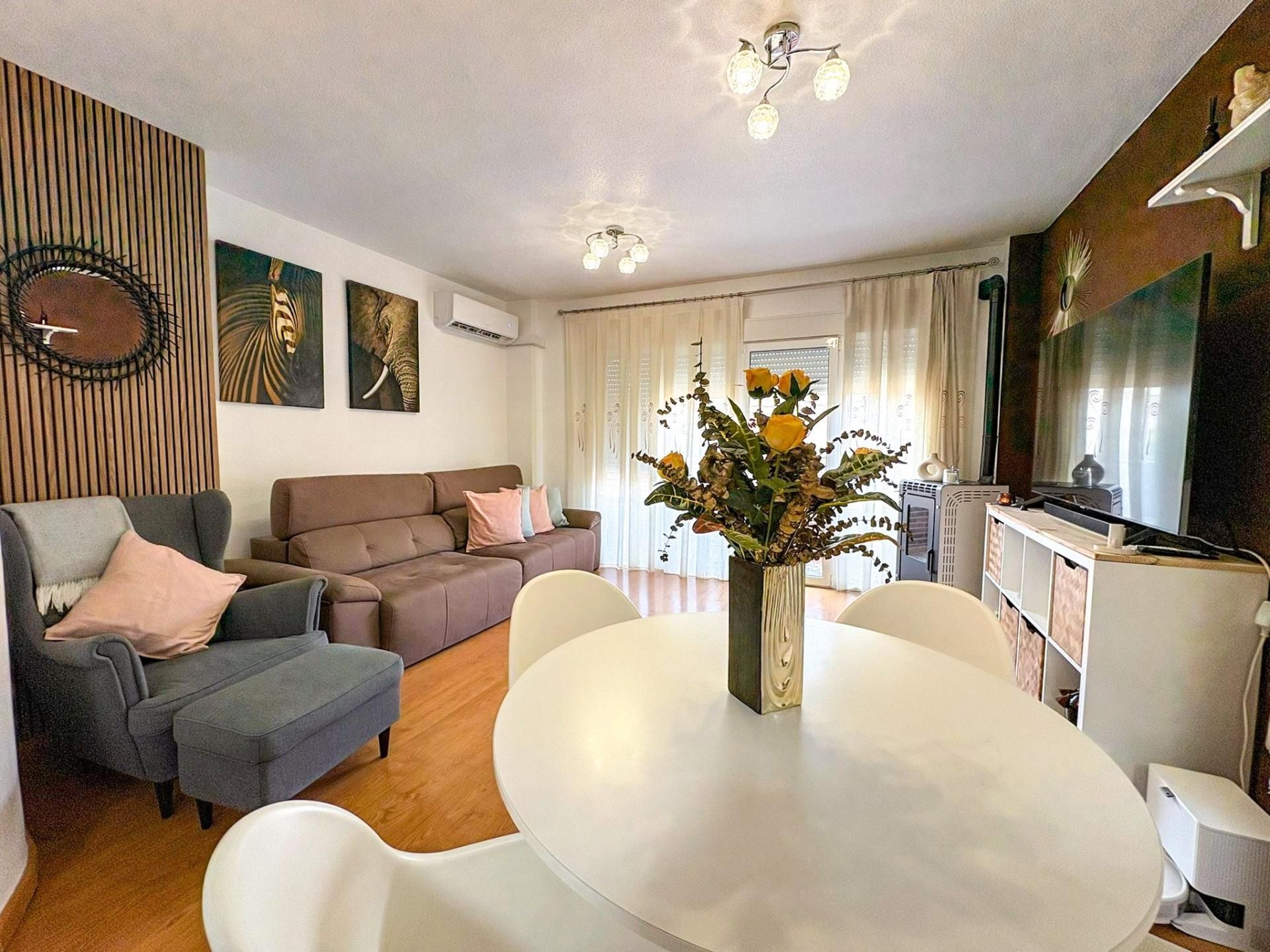 Sala de estar de Piso en venta en Las Torres de Cotillas con Aire acondicionado, Terraza y Balcón