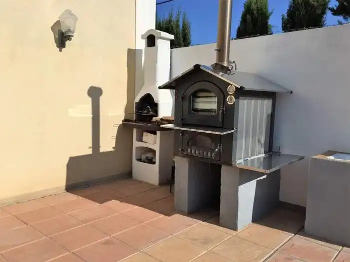 Vista exterior de Casa o xalet en venda en Cartagena amb Calefacció, Jardí privat i Terrassa