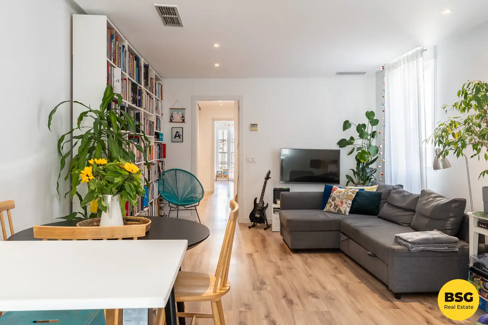 Sala de estar de Piso en venta en Madrid con Aire acondicionado, Calefacción y Balcón