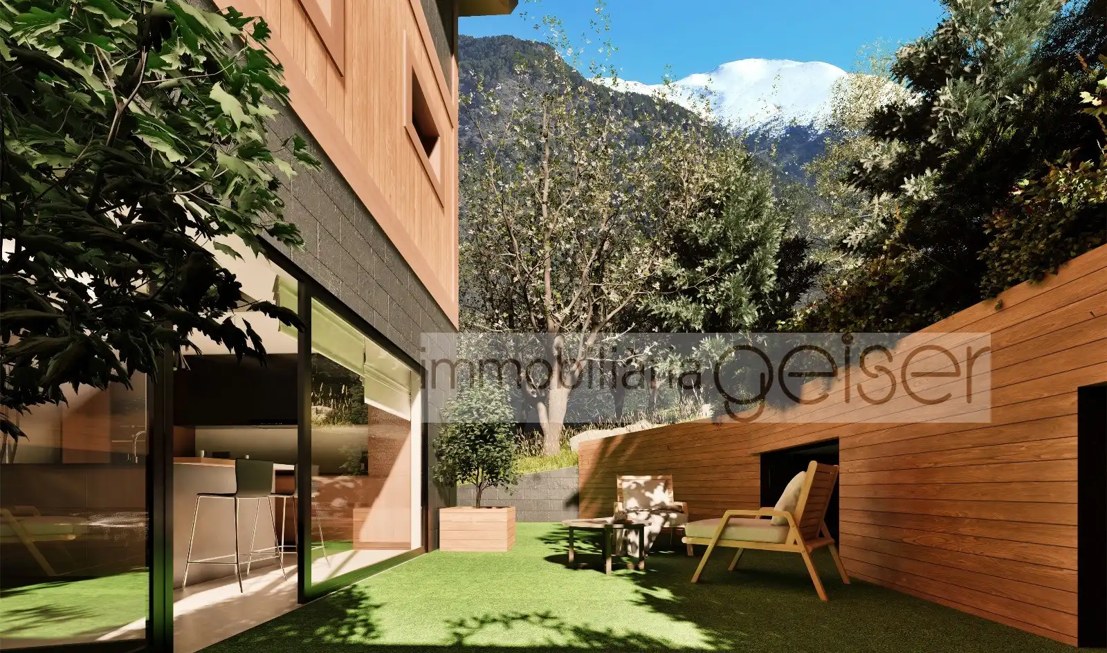 Terraza de Casa adosada en venta en Ordino con Jardín privado, Balcón y Domótica