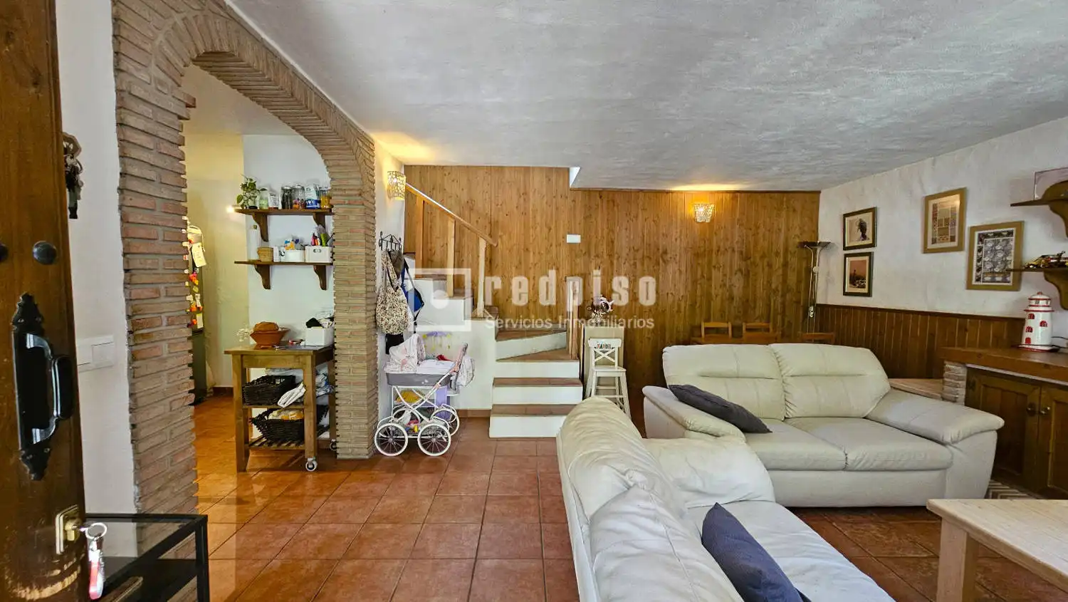 Sala de estar de Casa o chalet en venta en Arriate con Calefacción, Jardín privado y Terraza