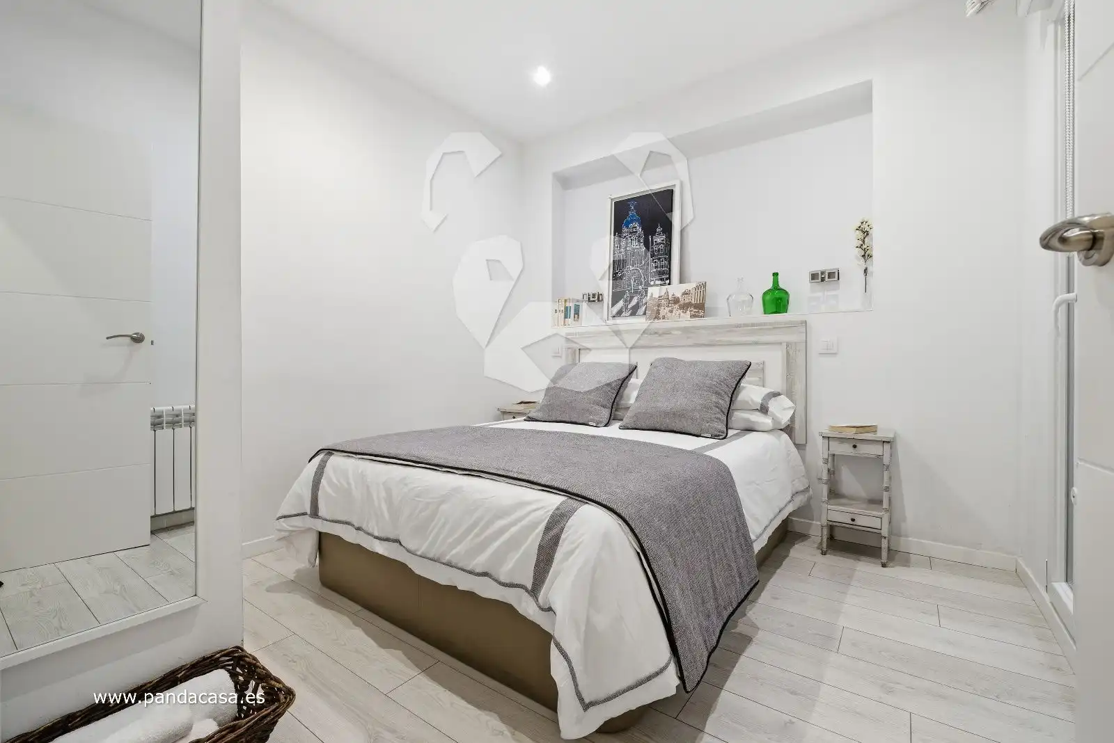 Schlafzimmer von Wohnung zum Verkauf in Madrid mit Klimaanlage, Heizung und Parkett