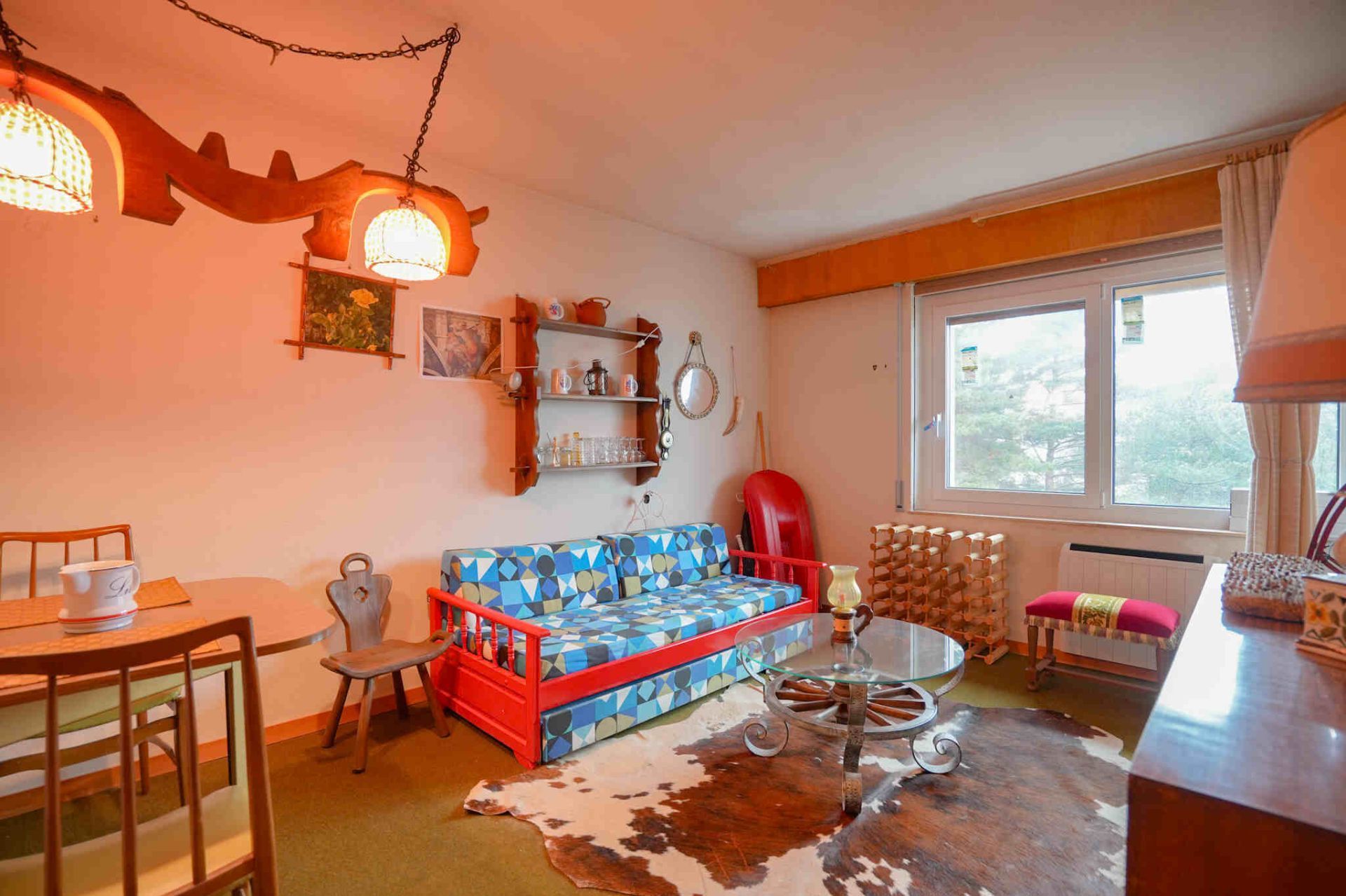 Living room of Flat for sale in Cerezo de Arriba  with Air Conditioner, Heating and Furnished