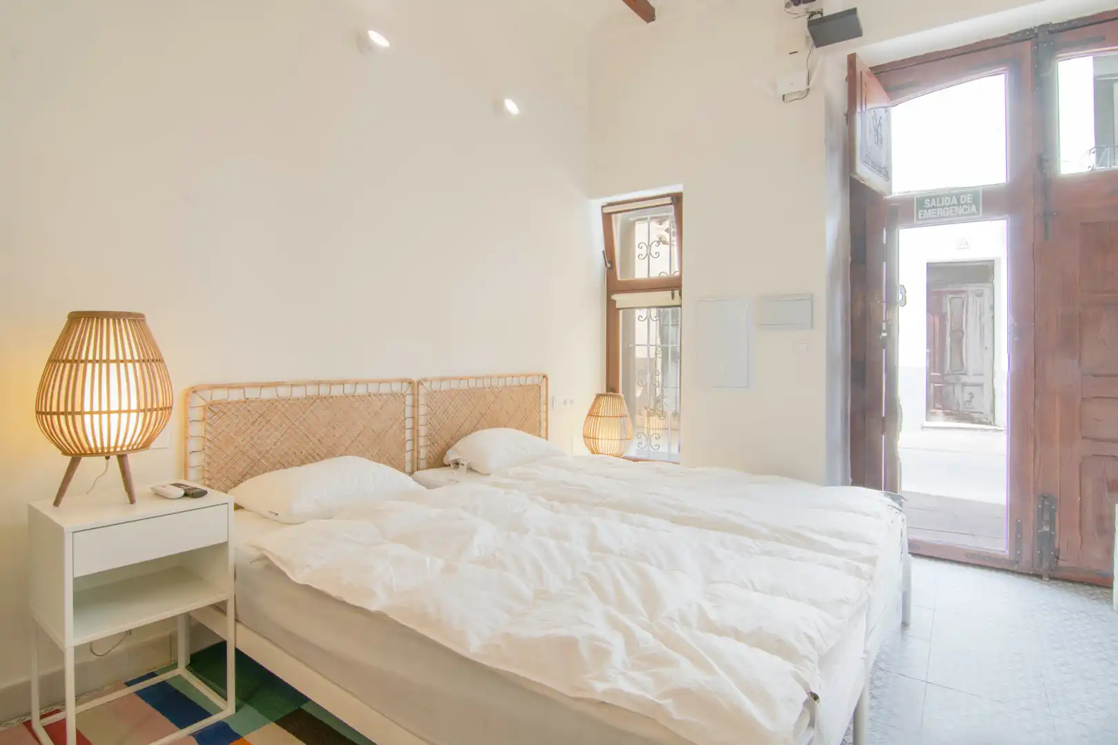 Schlafzimmer von Einfamilien-Reihenhaus zum Verkauf in Calpe / Calp mit Klimaanlage, Terrasse und Abstellraum