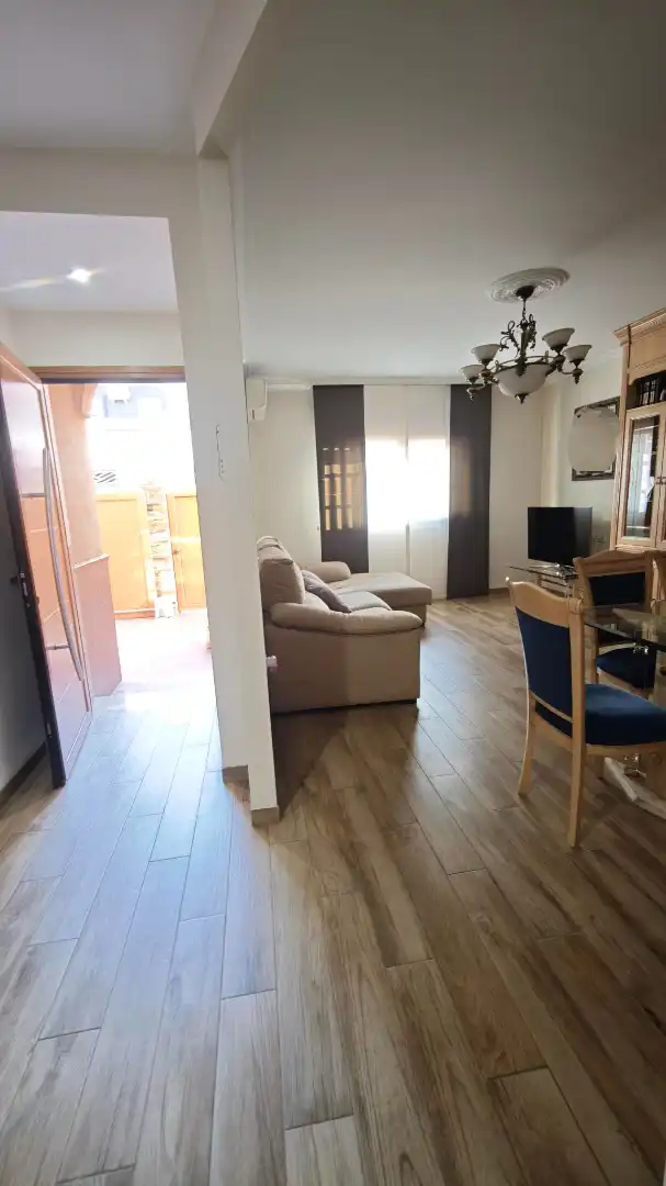 Living room of Detached homes for sale in Roquetas de Mar  with Air Conditioner, Furnished and Balcony