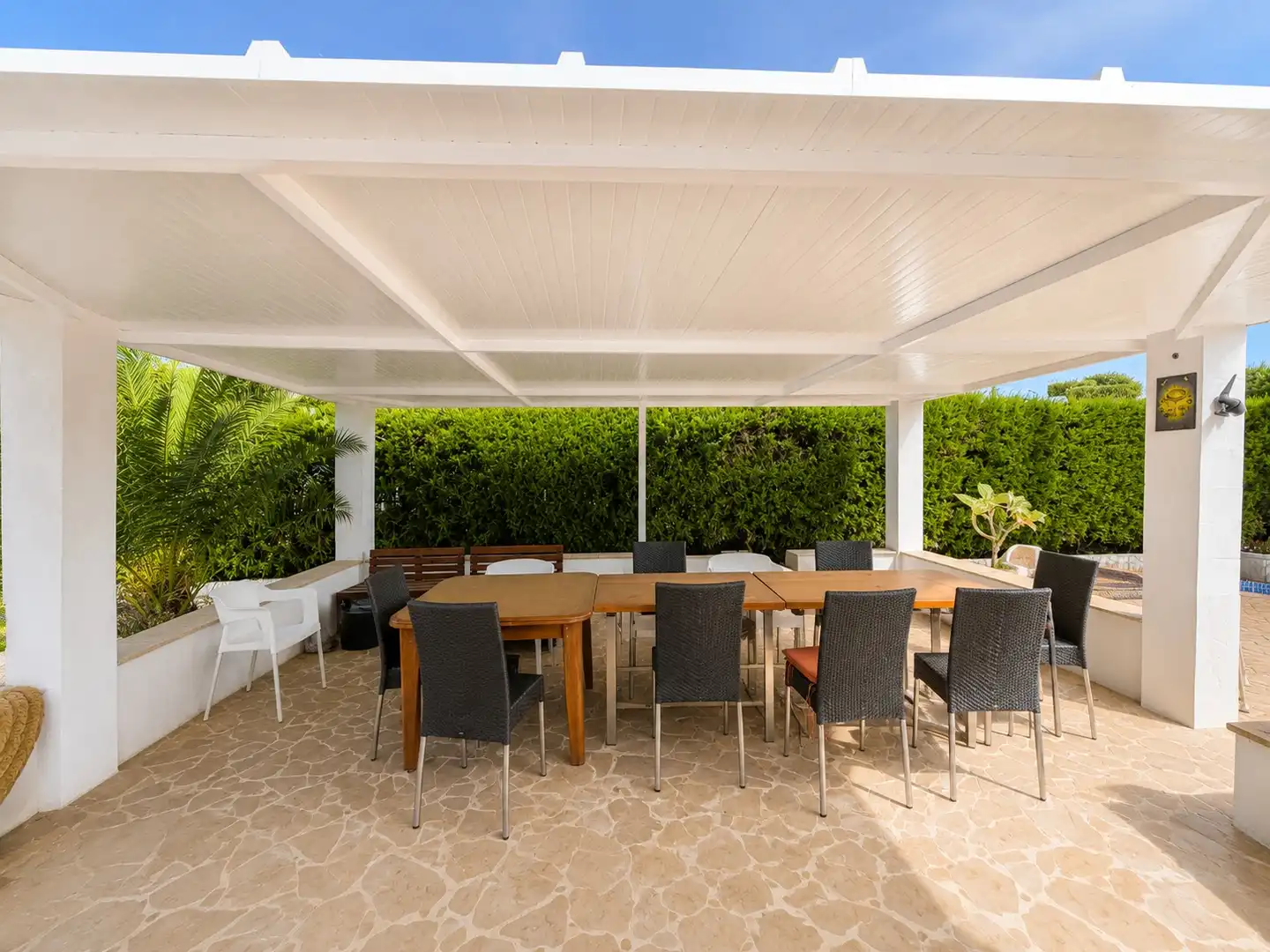 Terraza de Casa o chalet de alquiler en L'Ametlla de Mar  con Aire acondicionado, Calefacción y Jardín privado