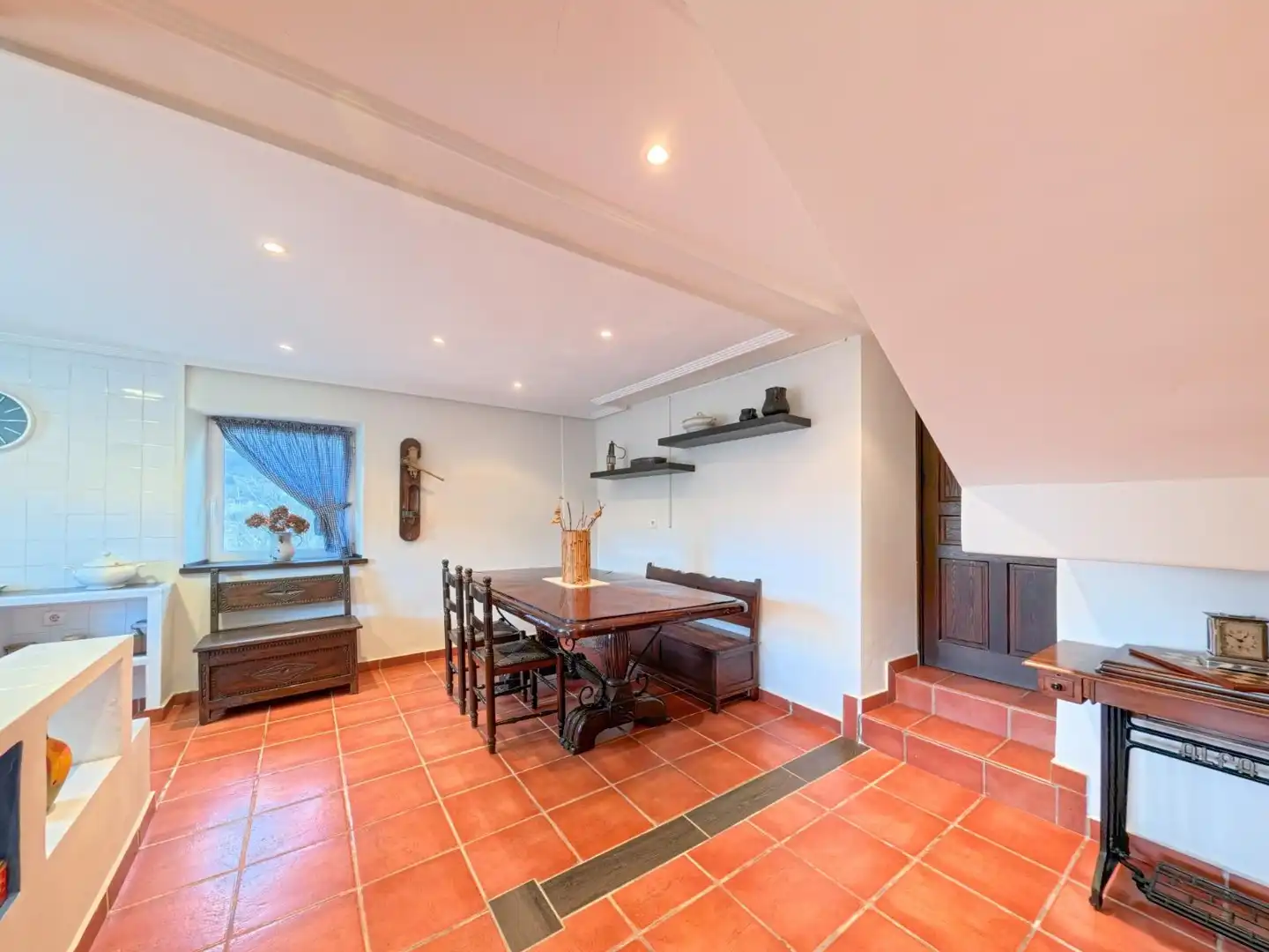 Dining room of Houses for sale in Aller  with Heating, Private garden and Parquet flooring