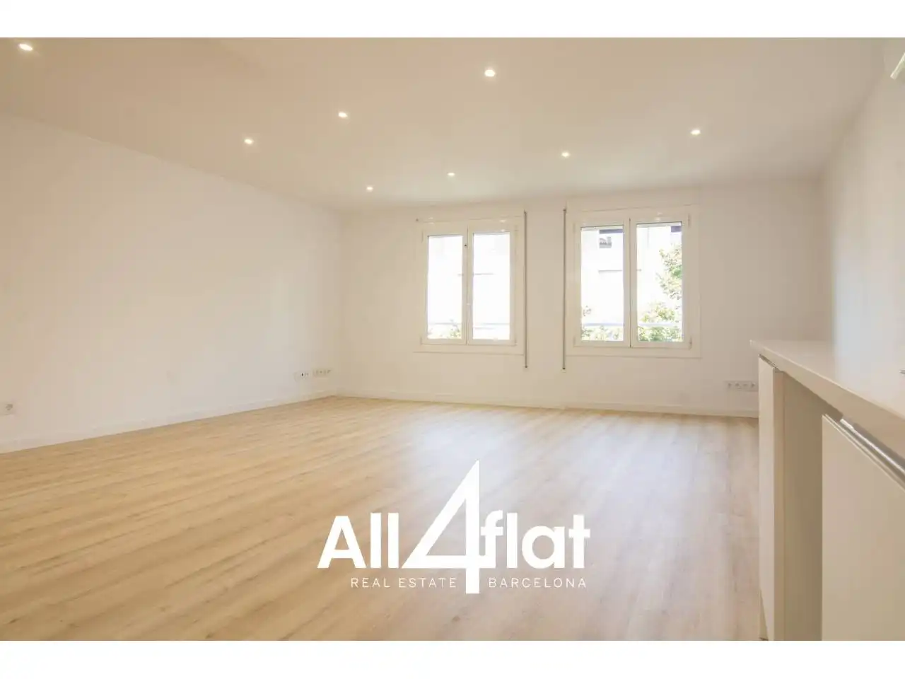 Wohnzimmer von Maisonette zur Miete in Mataró mit Klimaanlage und Parkett