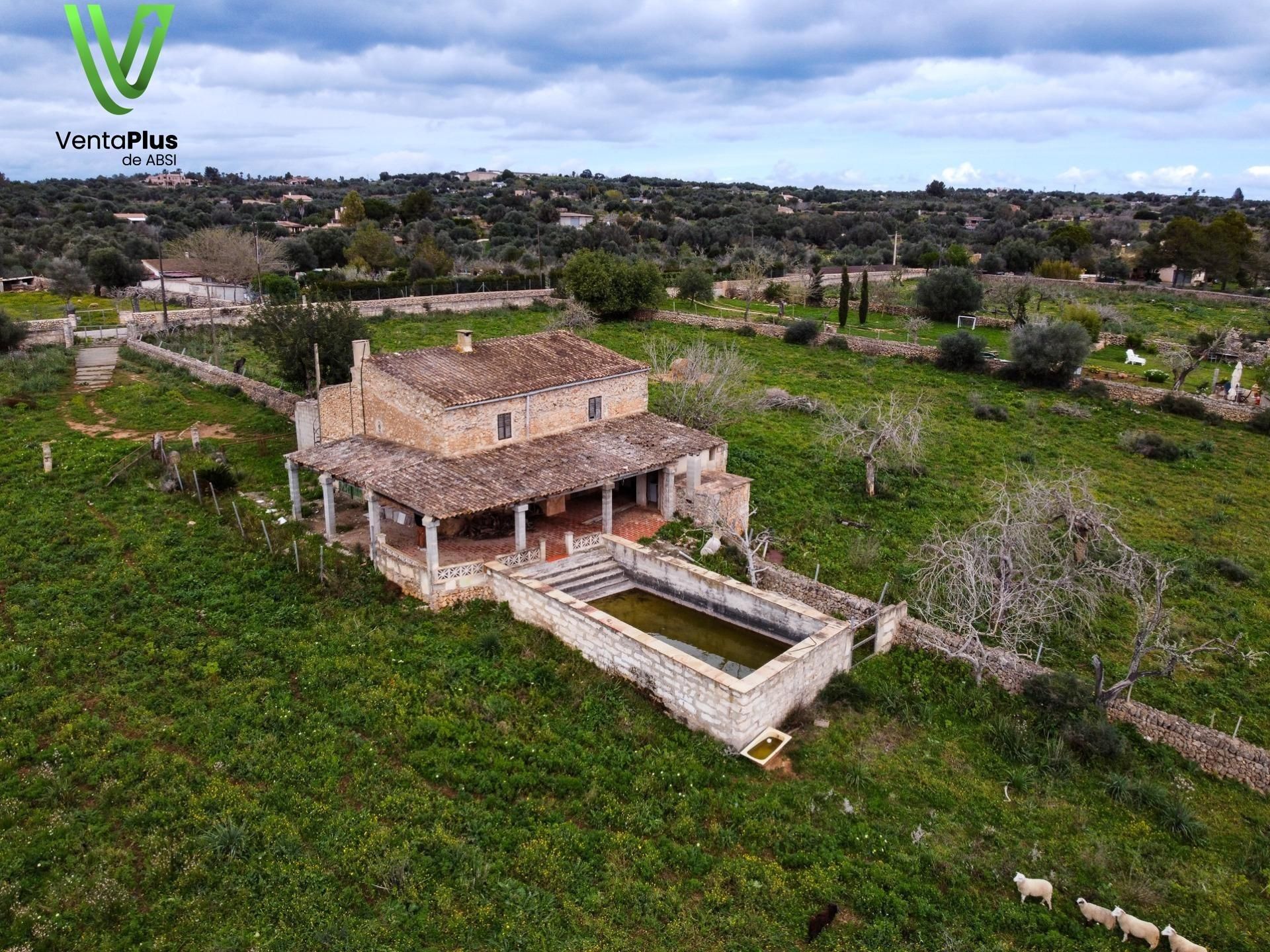 Exterior view of Country house for sale in Santa Margalida  with Terrace, Storage room and Swimming Pool