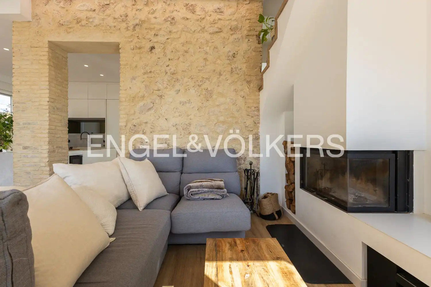 Sala de estar de Casa o chalet de alquiler en Cullera con Calefacción, Parquet y Terraza