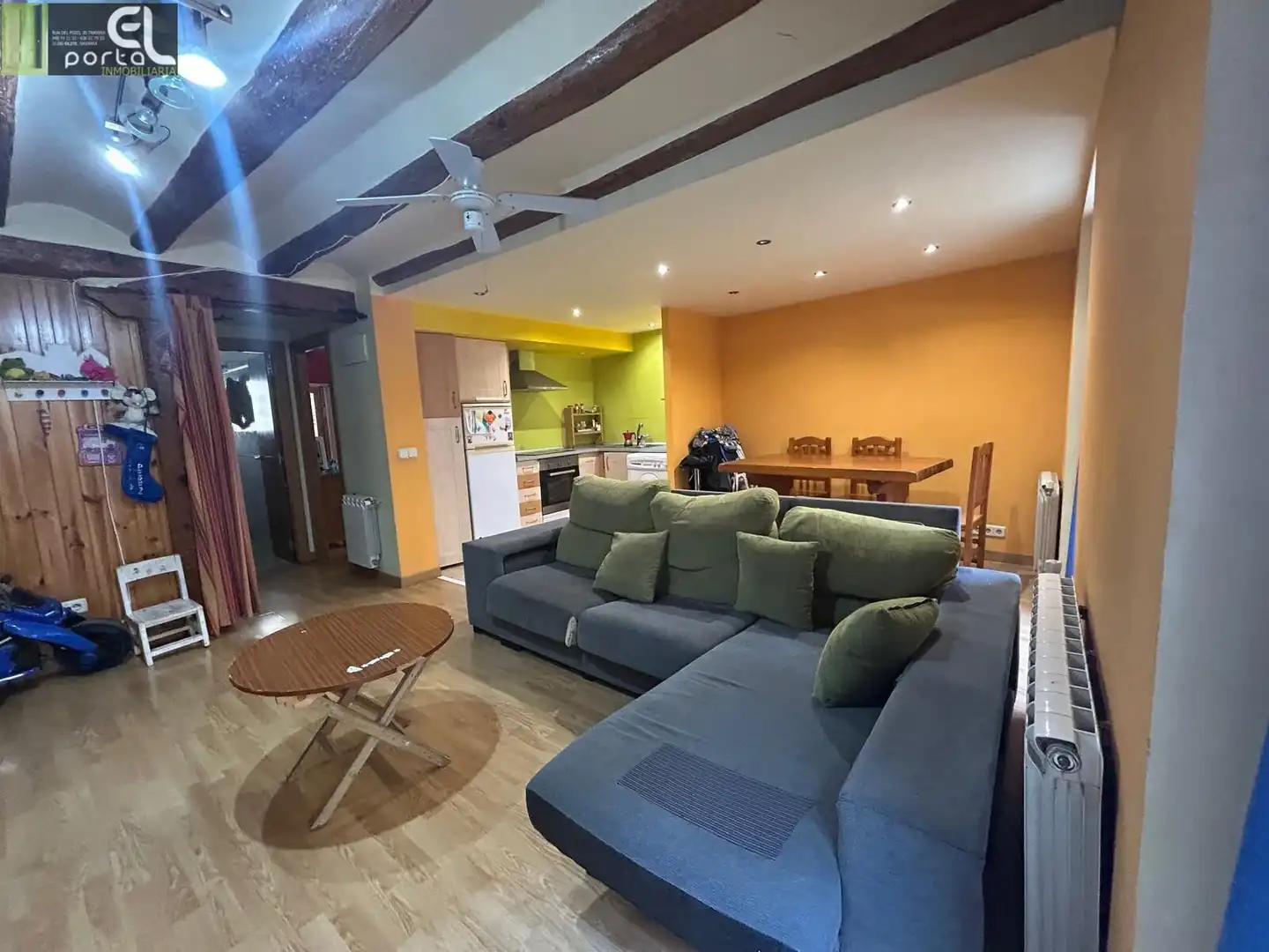 Sala d'estar de Apartament en venda en Olite / Erriberri amb Calefacció