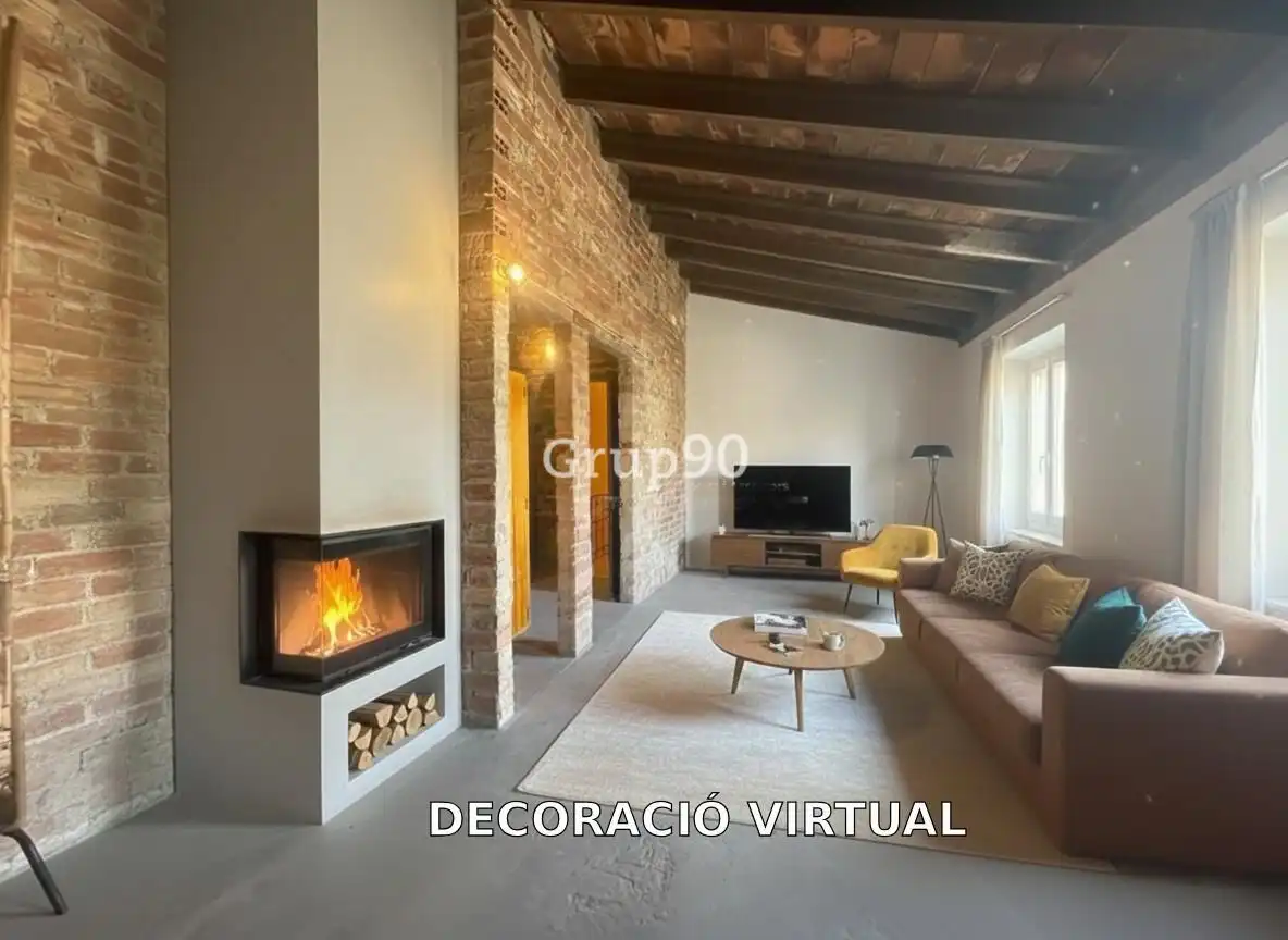 Sala de estar de Casa o chalet en venta en Puigverd de Lleida con Calefacción, Parquet y Terraza