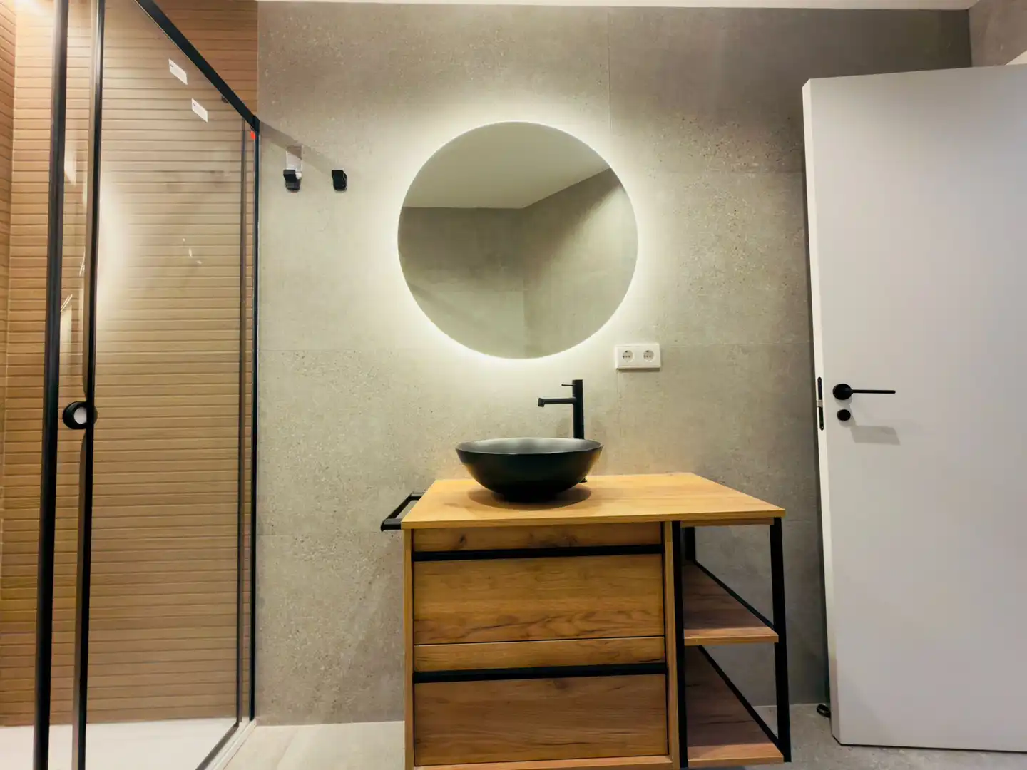Badezimmer von Wohnung zur Miete in Bonrepòs i Mirambell mit Klimaanlage, Heizung und Möbliert