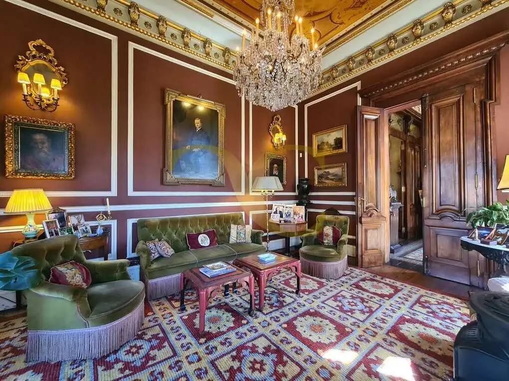Sala d'estar de Casa o xalet en venda en Gijón  amb Calefacció, Jardí privat i Terrassa