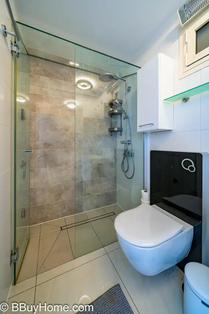 Badezimmer von Wohnungen zur Miete in Mogán mit Klimaanlage, Terrasse und Möbliert