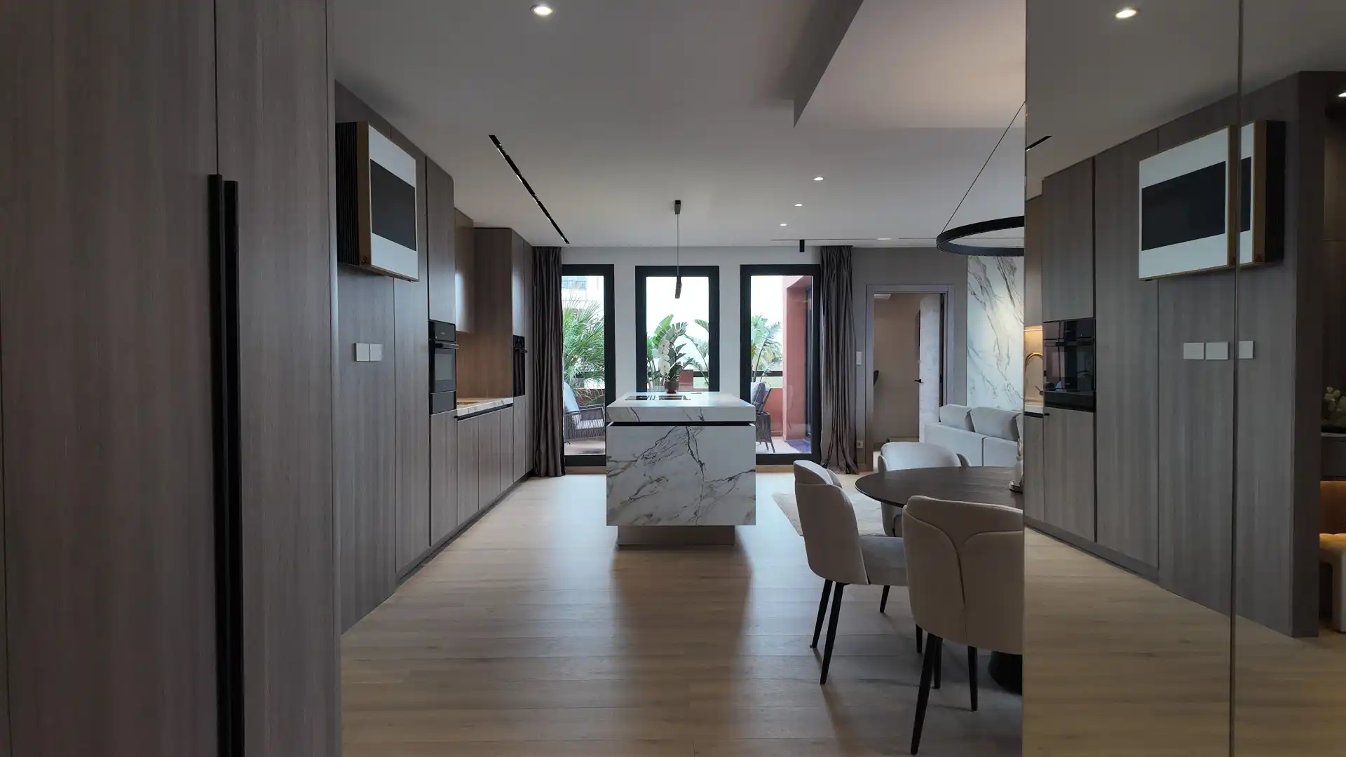 Kitchen of Attic for sale in Mijas  with Air Conditioner, Terrace and Swimming Pool