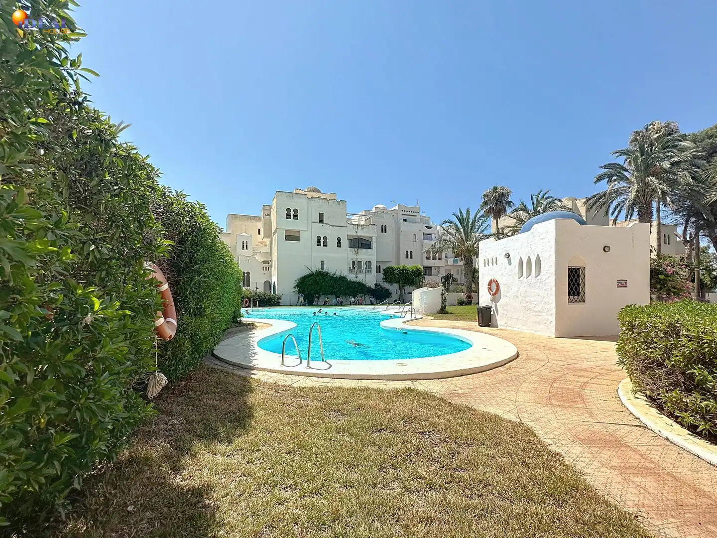 Swimming pool of Apartments for sale in Roquetas de Mar  with Private garden and Community pool