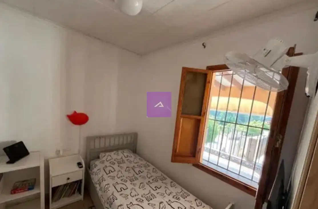 Bedroom of Houses for sale in Villanueva de Castellón  with Terrace, Storage room and Swimming Pool