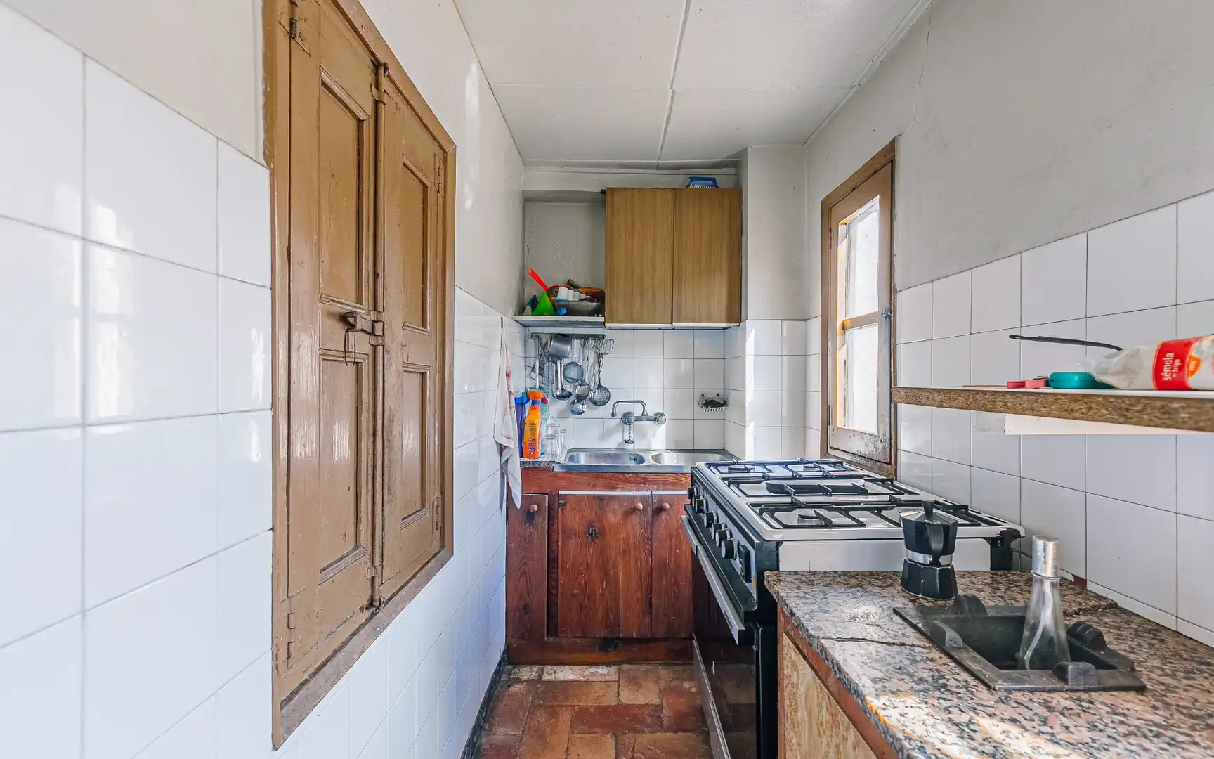 Cocina de Finca rústica en venta en Navès con Calefacción, Jardín privado y Terraza