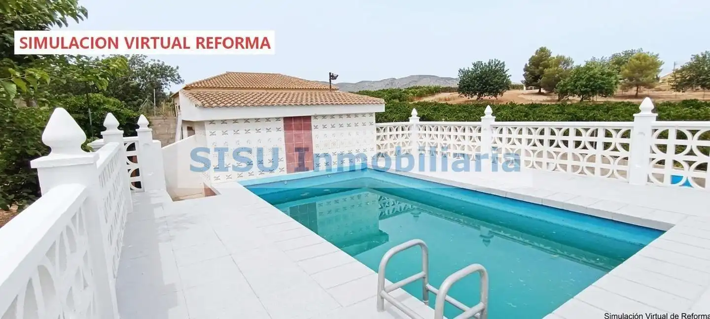 Piscina de Finca rústica en venda en Pedralba amb Jardí privat, Terrassa i Piscina