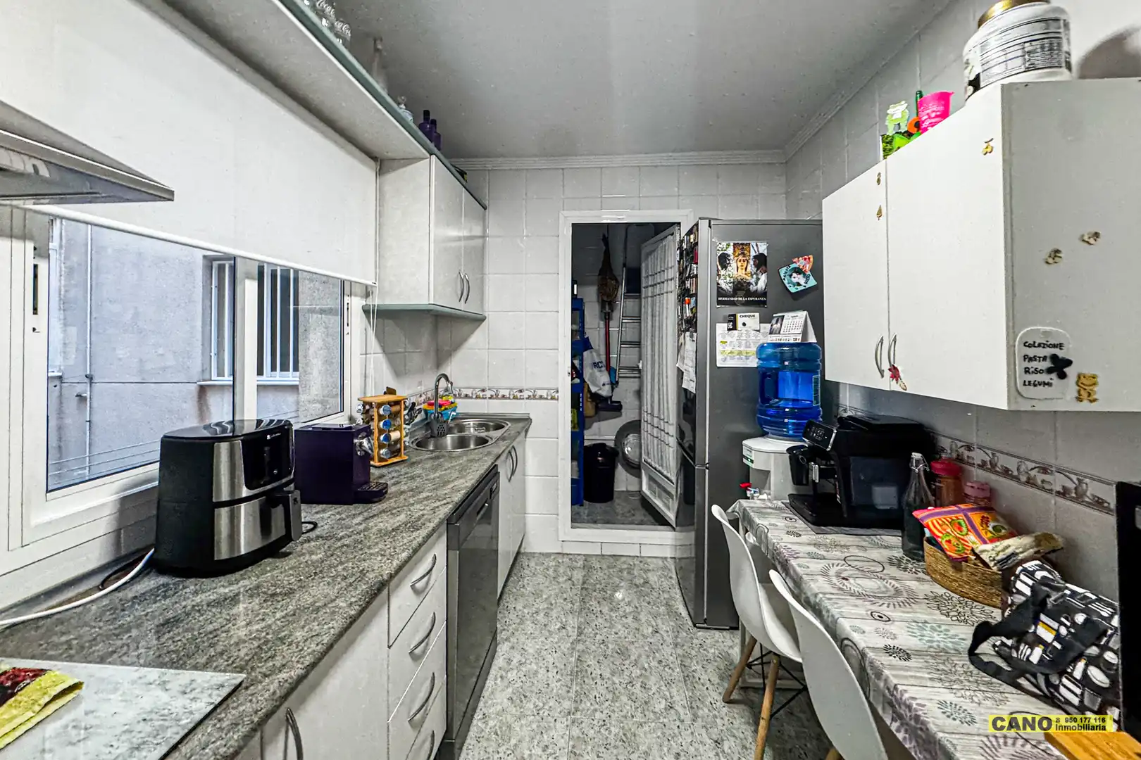 Kitchen of Flat for sale in Roquetas de Mar  with Air Conditioner, Heating and Terrace