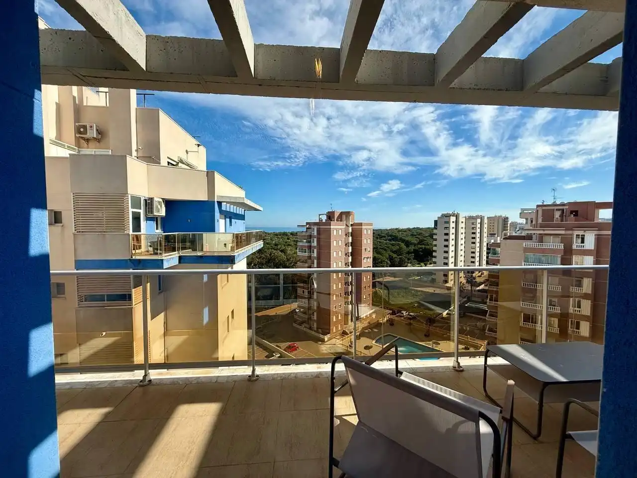 Terraza de Apartamento en venta en Guardamar del Segura con Aire acondicionado, Jardín privado y Terraza