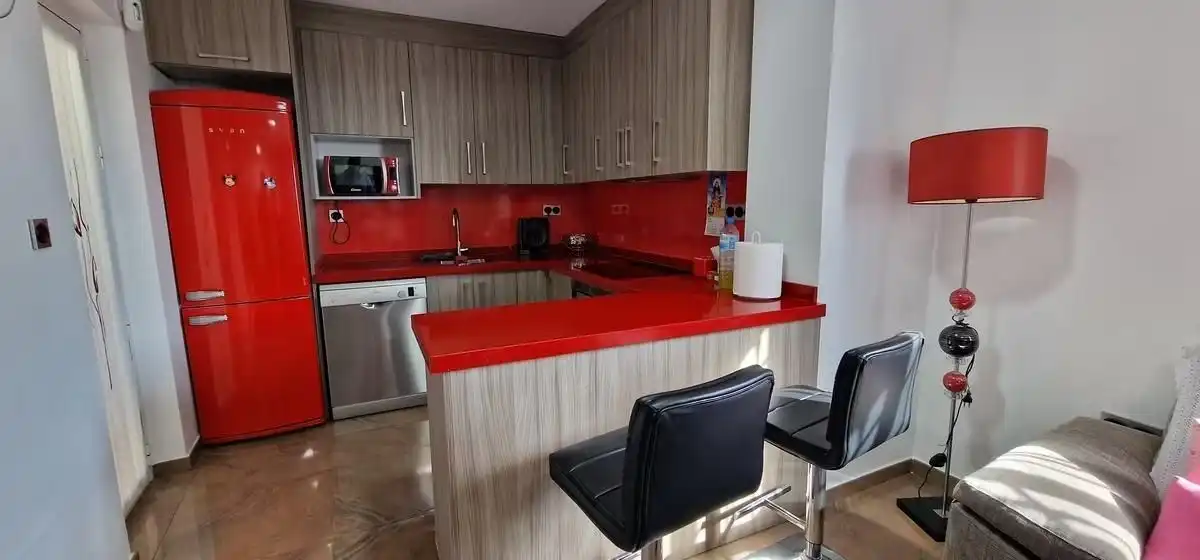 Cuina de Casa adosada en venda en Totana amb Aire condicionat, Moblat i Balcó