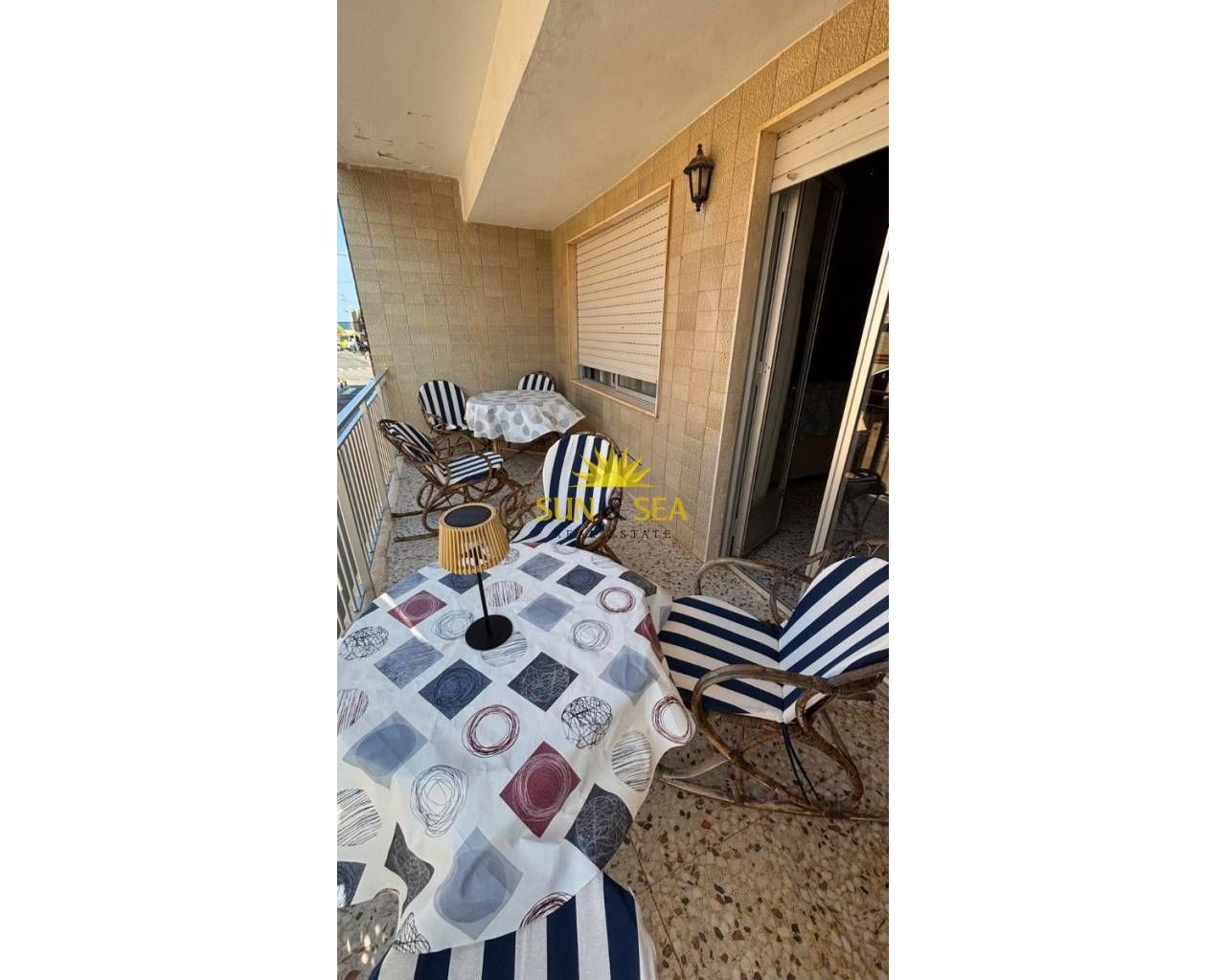 Terrassa de Apartament de lloguer en Pilar de la Horadada amb Aire condicionat, Calefacció i Terrassa