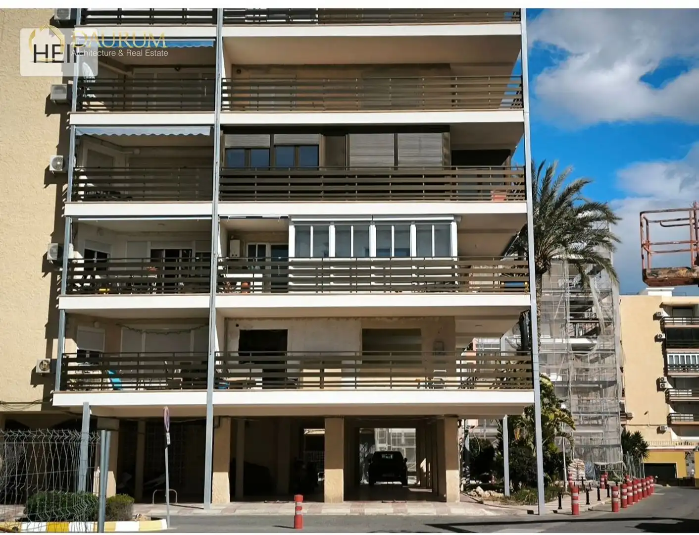 Exterior view of Apartments for sale in El Campello  with Air Conditioner, Swimming Pool and Furnished