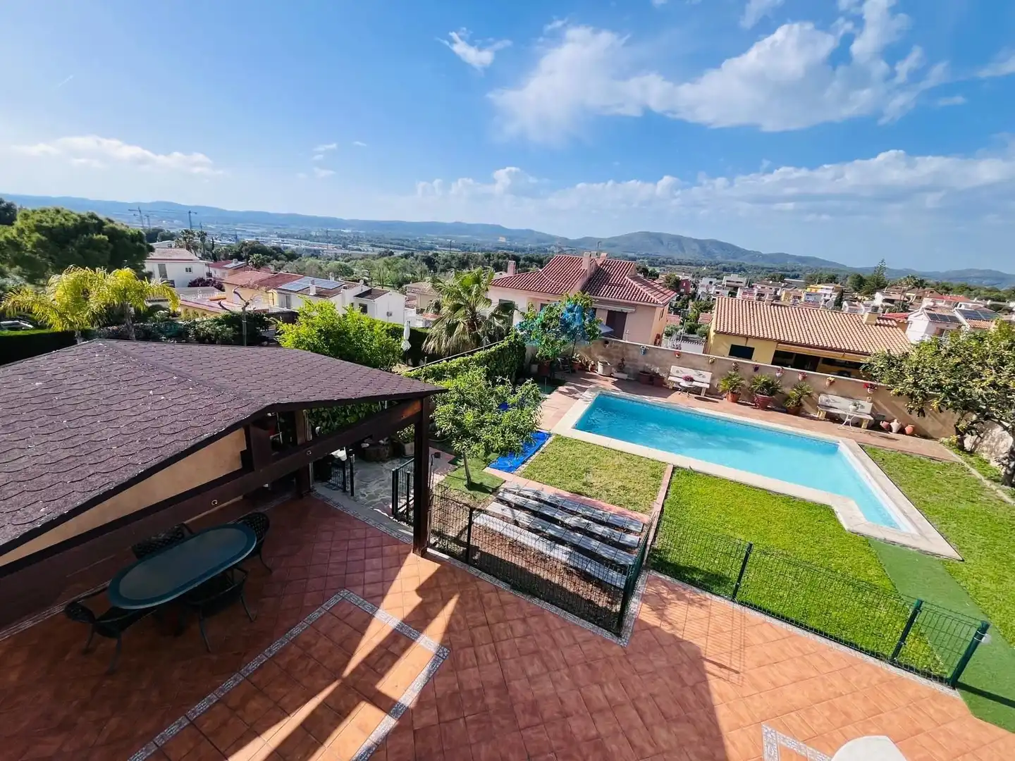 Terrace of Houses for sale in Sant Pere de Ribes  with Air Conditioner, Heating and Swimming Pool