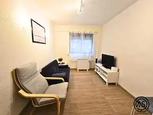 Living room of Flat for rent in Zaragoza  with Heating, Furnished and Oven