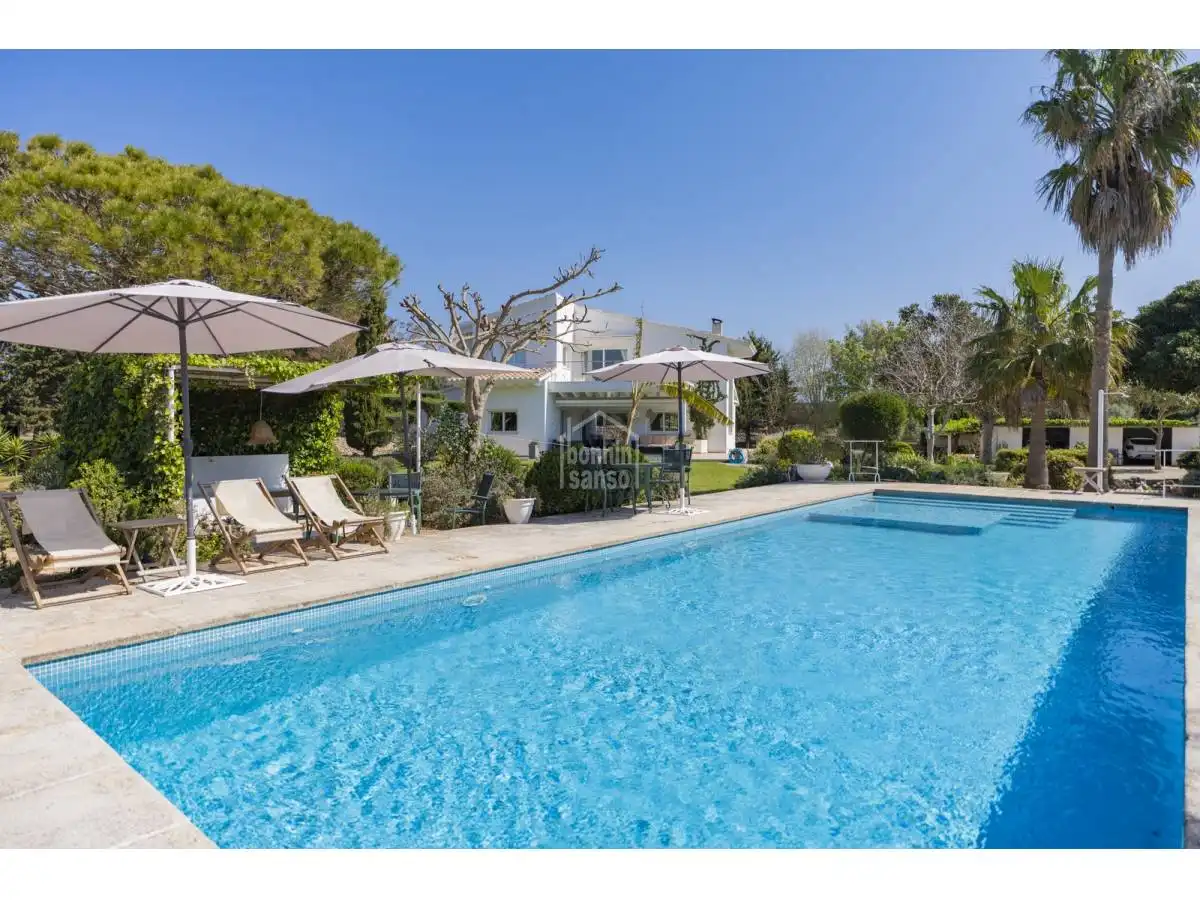 Jardín de Finca rústica en venta en Sant Lluís con Jardín privado, Terraza y Piscina