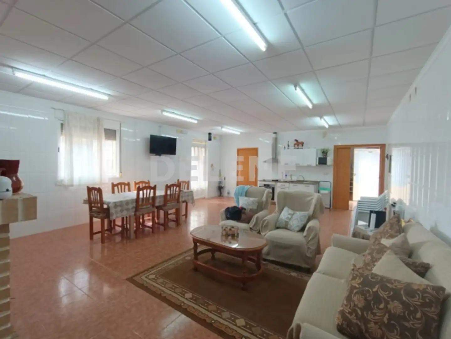 Sala de estar de Finca rústica en venta en Tobarra con Aire acondicionado