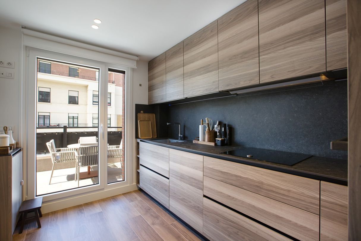 Cocina de Piso en venta en Getxo  con Aire acondicionado, Calefacción y Jardín privado