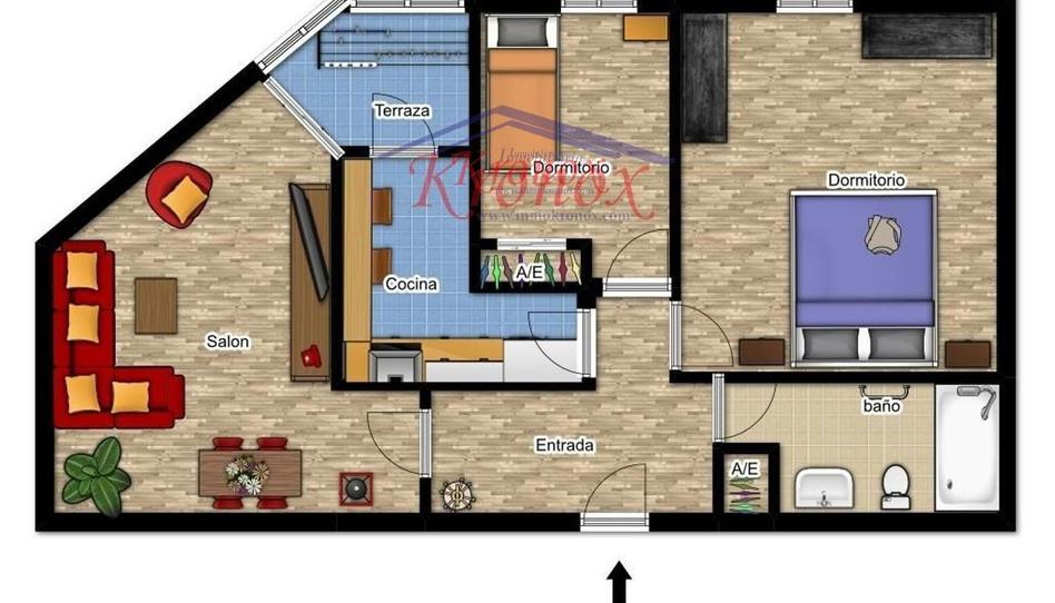 Foto 1 de Pis en venda a Gerardo Diego, Palomeras Sureste, Madrid