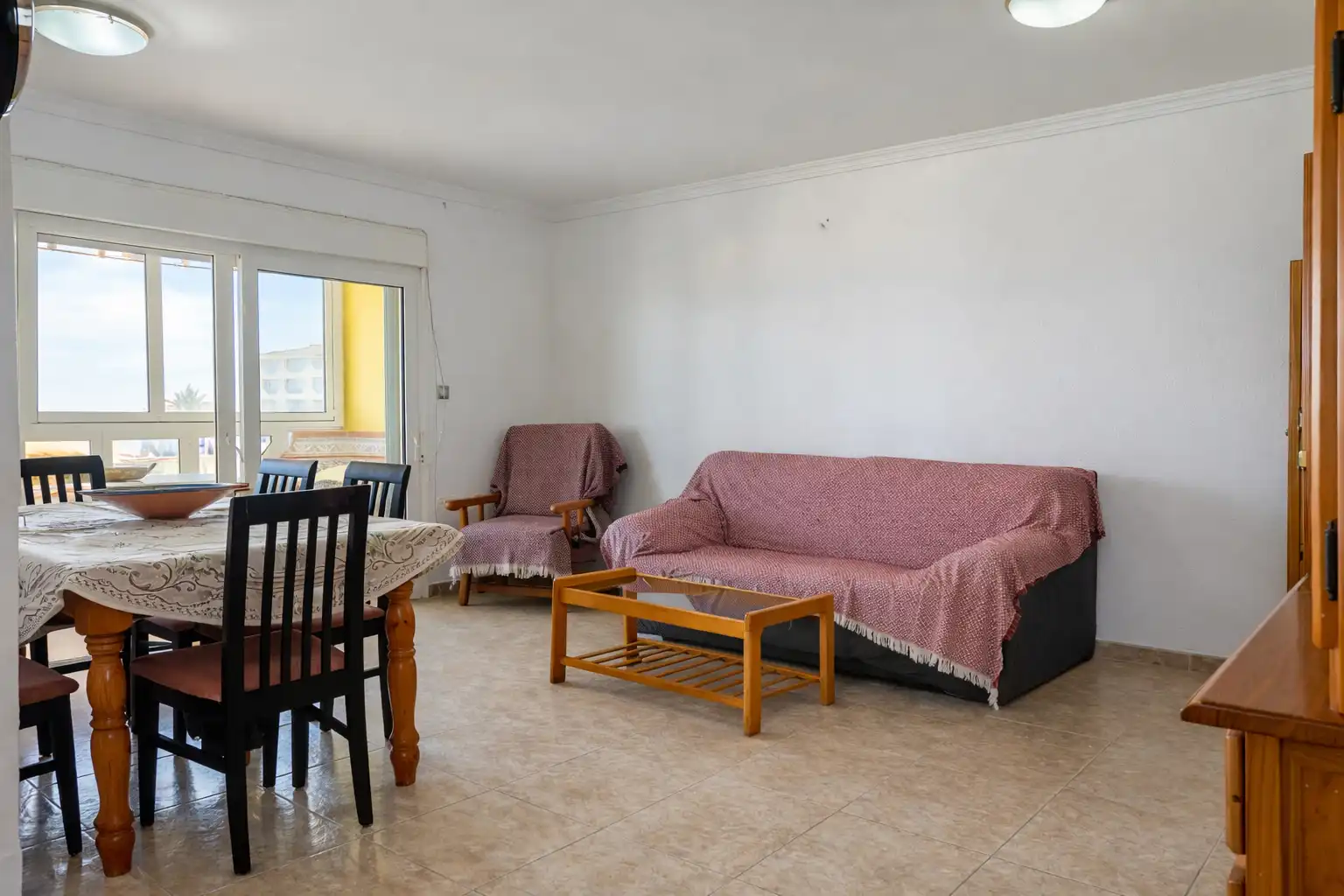 Living room of Apartments for sale in Dénia  with Washing machine, Microwave and TV