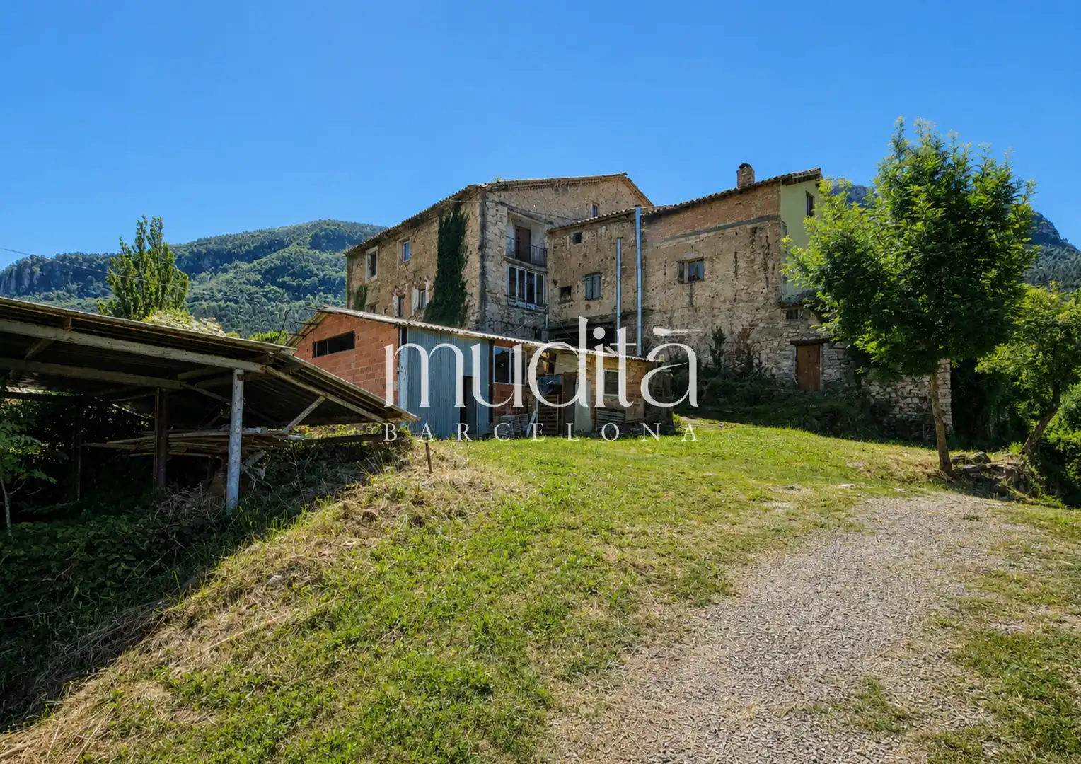 Vista exterior de Finca rústica en venda en Guardiola de Berguedà amb Calefacció i Terrassa