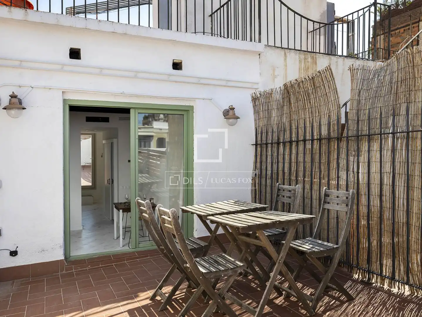 Terrasse von Dachboden zum Verkauf in Barcelona mit Klimaanlage, Heizung und Parkett