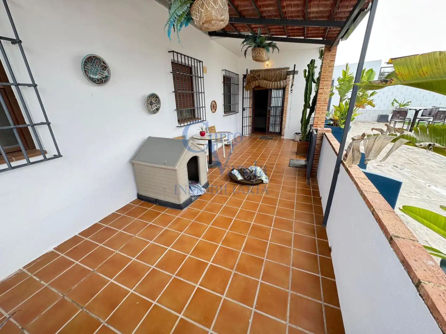 Terrace of Country homes for sale in Dos Hermanas  with Air Conditioner, Private garden and Storage room