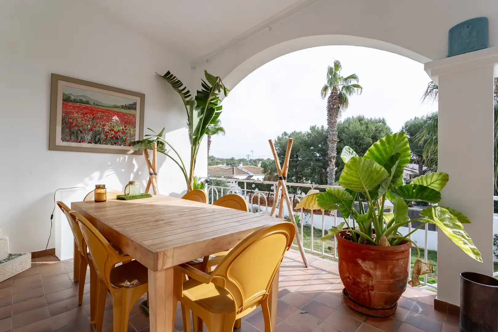 Terrassa de Casa o xalet en venda en Cunit amb Aire condicionat, Calefacció i Jardí privat