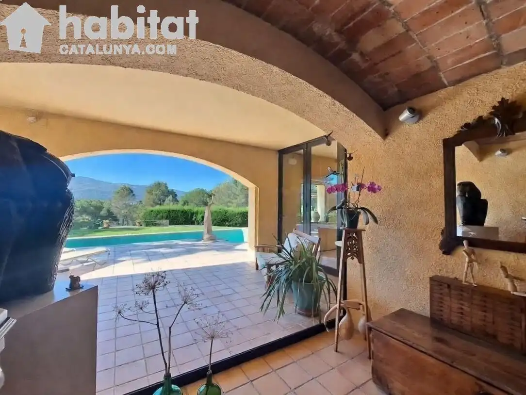 Terraza de Casa o chalet en venta en Sant Esteve Sesrovires con Aire acondicionado, Calefacción y Jardín privado