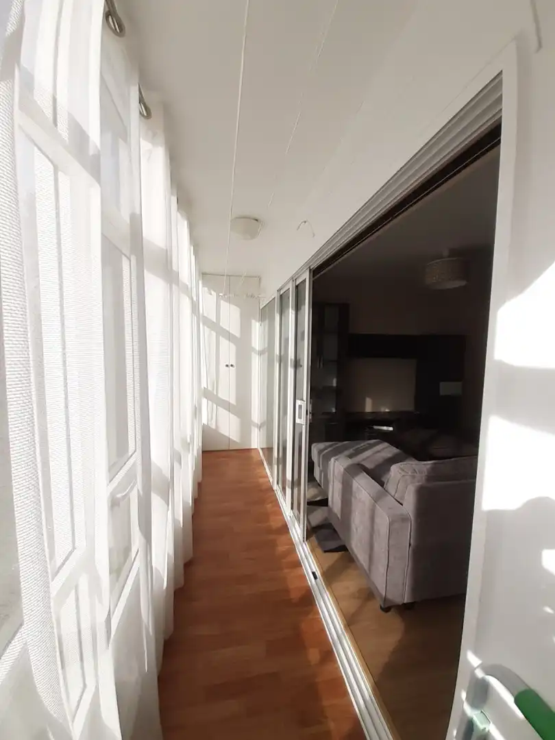 Balcony of Flat for rent in Santiago de Compostela   with Heating, Furnished and Oven