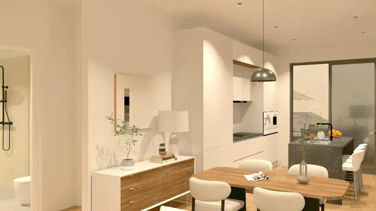 Kitchen of Flat for sale in  Palma de Mallorca  with Air Conditioner, Terrace and Furnished